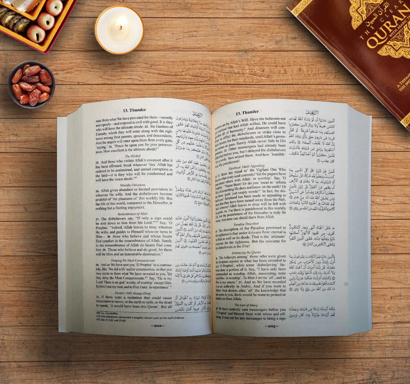 THE CLEAR QURAN – ENGLISH / ARABIC